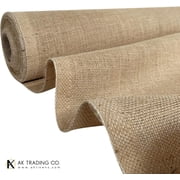 AK TRADING CO. 40 Wide Burlap Fabric 10oz Natural - Heavy Duty 100% Jute Material for Upholstery, Home Dcor, Gardening, Wedding Projects - Eco-Friendly & Biodegradable - 40 Inches x 2 Yards