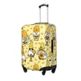 thumbnail image 2 of Balery Luggage Cover Garden Honeybee Gnomes Print Suitcase Covers for Luggage Elastic Washable Suitcase Protector Fits 18-32 Inch Luggage-X-Large, 2 of 9