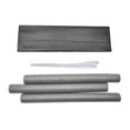 thumbnail image 2 of TISHITA under Door Draft Stopper, Bottom Door Draft Stopper, Dustproof Soundproof Cuttable Door Seal Sweep Stopper, for Garage , Black, 2 of 8