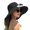 Black, variant on Sun Hats for Women Uv Protection Solar Powered Fan Hat with Digital Display Outdoor Wide Brim Sun Hat