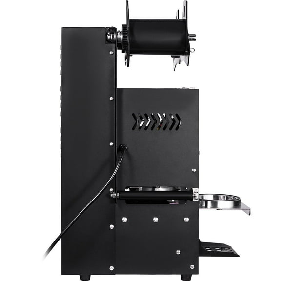 Fully Automatic Cup Sealing Machine for Boba Tea, 500-650 Cups/Hour, Electric Sealer for 180mm Tall & 90/95mm Cups, Digital Control LCD Panel, Bubble Milk Tea Coffee Cup Sealer