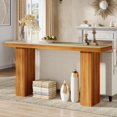 thumbnail image 3 of Tribesigns Wood Console Table, 62.9-Inch Long Sofa Table Behind Couch for Living Room, Entryway, 3 of 5