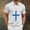 White, variant on Mens Cross Printed Polo Shirts Short Sleeve Waffle Knit Textured Shirt Classic Casual Collared Golf Polo Shirt Size S-2XL Navy
