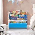 thumbnail image 4 of SONGMICS Librería Infantil, Estantería Infantil para Libros, para Habitación, Sala de Juegos, Escuela, 62.5 x 28 x 60 cm, Ahorro de Espacio, Blanco, 4 of 5