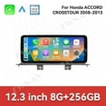 thumbnail image 2 of ZWNAV 12.3 inch Android 14 Car Radio CarPlay For Honda Accord Honda Crosstoyr 2008-2013 Touch Screen Multimedia Player GPS Navigation Head Unit DSP WIFI, 2 of 14