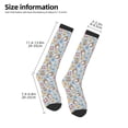 thumbnail image 4 of Haiem Summer Time With Gnome Socks, Funny Novelty Crazy Design Cotton Socks Sports Socks Knee High Socks For Men, Women,1Pairs - Gift For Working Friends, 4 of 8