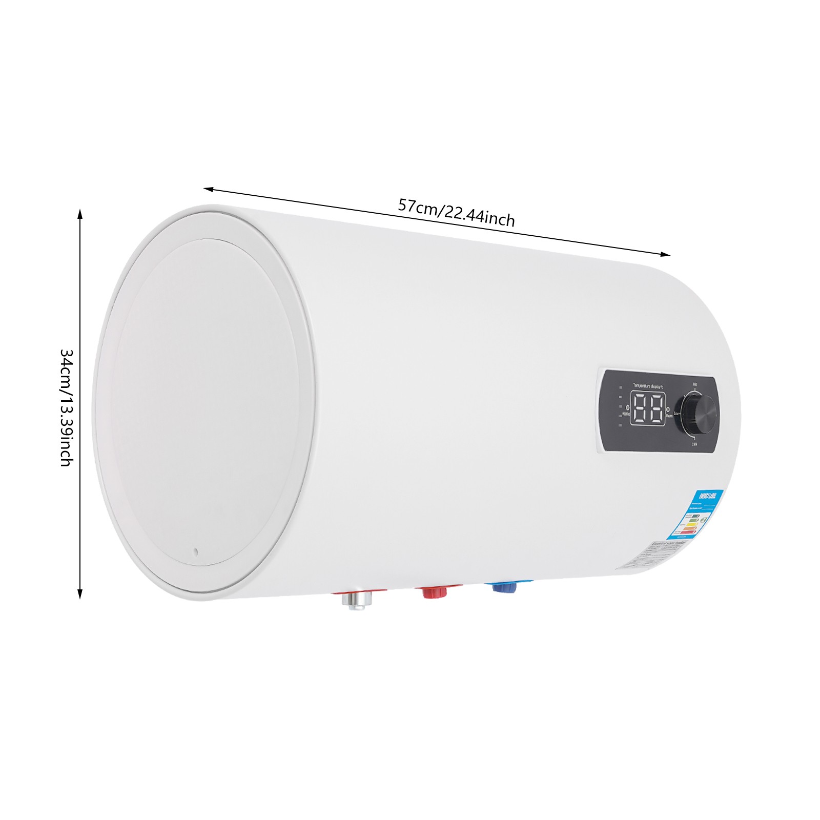 1500W Electric Hot Water Heater Home Water Heater Electric Tank Hot Water Heater