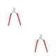 thumbnail image 4 of Soidarity Manicura Nail Cuticle Nipper Tijeras Dead Skin Remover Clippers Tool Mango de silicona Antideslizante Cuidado profesional Rojo Rojo 2piezas, 4 of 6
