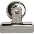 thumbnail image 2 of Business Source Magnetic Grip Clips No. 2 - 2.3" Width - for Paper - Magnetic Backing, Heavy Duty - 1Each - Silver - Nickel Plated Steel, 2 of 2