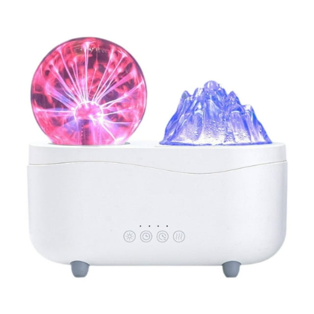 Simulación Flame Difusor esencial de aceite esencial Lámpara de 7 colores Difusor cambiado para la lectura de la oficina