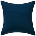 thumbnail image 2 of Stylo Culture Ethnic Chair Seat Throw Pillow Covers 16x16 Kantha Dark Blue Printed 40x40 cm Bedroom Decor Pillowcase Cotton Tropicana Square Cushion Covers | Set Of 2, 2 of 3