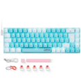 thumbnail image 1 of Teclado Gamer Mecanico Sangkee Z11 65% Español con Cable Removible Switch Outemu Red Hotswap 69 Teclas Retroiluminado azul, 1 of 1