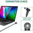 thumbnail image 2 of 280W AC Charger para Asus20V 14A ROG Strix G15 G17 Cicatriz 15 17 G532L G533Z G732L G733Z Cicatriz de Héroe III G731G G531G G703G Adaptador de Fuente de Alimentación para Laptop para Juegos, 2 of 7