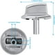 thumbnail image 2 of 1 pieza de repuesto de perillas de estufa de vástago largo mejoradas 5304525746, compatible con perillas de horno de estufa de gas, 2 of 5