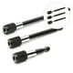 thumbnail image 3 of 3 uds accesorios de soporte de broca barra de extensión varilla hexagonal vástago varilla de conversión Metal/ 100 mm kusrkot Soporte para portapuntas, 3 of 6