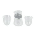 thumbnail image 1 of Glass Coffee Cups Pot Set, Comfortable Grip Easy To Pour Transparent Glass Coffeemaker Set  for Home, 1 of 7
