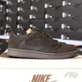 thumbnail image 1 of Jo r-dan 1 Retro Low OG SP Travis Scott Velvet Brown DM7866-202 Men's, 1 of 6