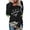 Black, variant on St. Patrick's Day Tops for Women Casual Shirt Green Long Sleeves Plus Size Fall Outfits Clothes