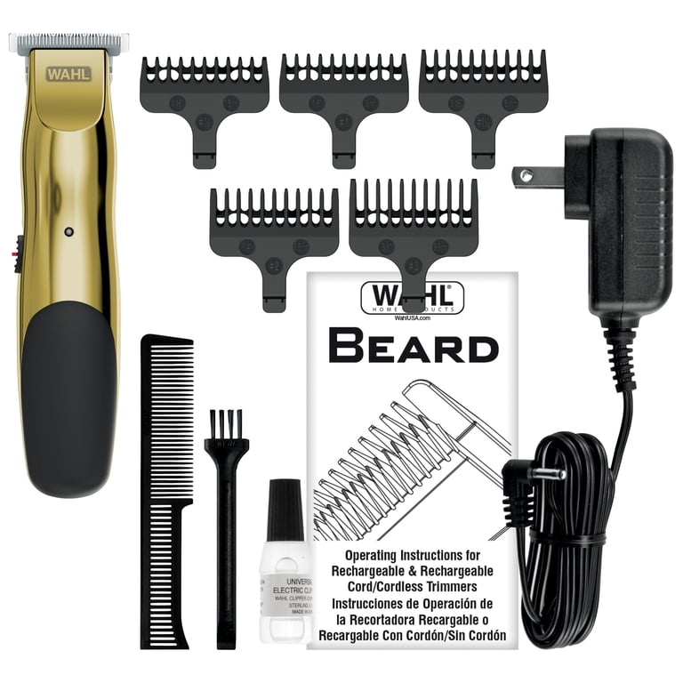 Wahl T-Pro Plus USB Rechargeable Beard Trimmer, Gold photo 2