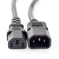 thumbnail image 3 of 10-pack Power Extension cable 6ft Black C13 Female C14 Male 16AWG 10A 110V-250V, 3 of 3