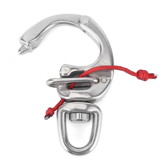 Snap Boat Fast Eye Snap Hook 316 Stainless Steel 360 Rotation High Hardness for Yacht / Truck / Car / Apartment / RV