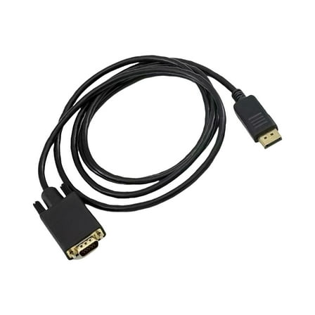 FEAMOS VGA to DisplayPort Cable 1080P VGA Computer to DisplayPort Monitors Adapter Male to Male Cord For Monitors Projector