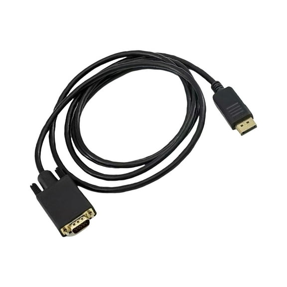 FEAMOS VGA to DisplayPort Cable 1080P VGA Computer to DisplayPort Monitors Adapter Male to Male Cord For Monitors Projector