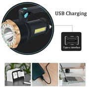 Super Bright 22000000LM LED Flashlight High Powered Torch USB Rechargeable Lamp