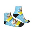 thumbnail image 6 of Salouo Dog Takes a Bath in the Bathtub Pattern Unisex Middle Tube Socks,Middle-Finger Knee High Socks Over The Calf Tube Stocking Crew Stockings for Women and Men Tube Socks, 6 of 8