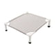 thumbnail image 2 of Cama elevada de madera para mascotas, cama elevada con funda lavable y transpirable, tumbona refrescante interior para gatos y perros, 2 of 6