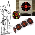 thumbnail image 1 of de objetivos de 3/4 pulgadas, objetivos reactivos adhesivos, papel de objetivos de para Rollo de 100x de 4 pulgadas shamjiam Blancos de tiro adhesivos, 1 of 9