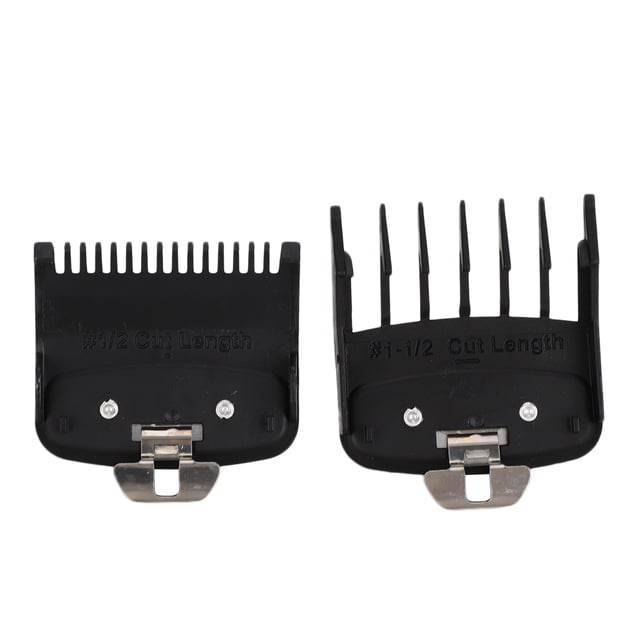 Oubit Outil de Tondeuse à Cheveux, 2 Pcs Guide de Peigne Professionnel Accessoire de Coupe de Cheveux