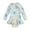 Blue, variant on Bagilaanoe Toddler Baby Girl One-Piece Swimsuit Floral Print Long Sleeve Zipper Rashguard Swimwear 6M 12M 18M 24M 3T 4T Kids Ruffle Bathing Suit