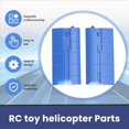 thumbnail image 4 of 1 Par RC Helicóptero de Juguete Actualización C138 Ala Lateral Conjunto para RC Era C138 Campana 206 1:33 RC Helicóptero de Juguete Piezas Azul, 4 of 5