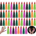 thumbnail image 2 of 50 punteros de dedo para niños leyendo dedos de bruja multicolor, cubiertas de uñas para niños de in, 2 of 9