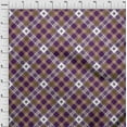 thumbnail image 3 of oneOone Cotton Poplin Fabric Tartan Check Print Fabric BTY 56 Inch Wide, 3 of 4