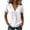 White, variant on Cilsoka Cotton Linen Tops for Women 2026 Roll Up Short Sleeve V Neck Lightweight Breathable Shirt Summer Casual Loose Fit Blouse