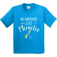 thumbnail image 3 of Inktastic No Mistakes, Just Miracles Down Syndrome Awareness Youth T-Shirt, 3 of 5