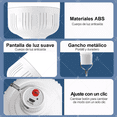thumbnail image 2 of Focos Hogar Portatil Gancho Led Usb Recargables 40w 6piezas, 2 of 4