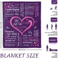 thumbnail image 4 of 60th Birthday Gifts for Women Blanket 50"x60", 60th Birthday Gifts Ideas Throw Blanket, 1962 Birthday Gifts for Women, 60th Birthday Gifts for Sister Wife Mom Grandma, 60 Year Old Birthday Gift Ideas, 4 of 6