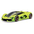 thumbnail image 2 of Lamborghini Terzo Millennio Lime Green with Black Top and Carbon Accents 1/24 Diecast Model Car by Bburago, 2 of 3