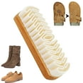 thumbnail image 2 of Stain Eraser 2025 New Suede Brush and Eraser Suede Shoe Brush and Eraser Soft Suede Shoe Brush Cleaner Suede Cleaning Brush for Shoes Bags Jacket Purse Sofa with Wooden Handle, 2 of 9