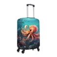 thumbnail image 3 of Fotbe Underwater Plant Octopus Luggage Cover Protector,Suitcase Protector,Scratch and Dirt Resistant,Fits 18-32 Inch Luggage-X-Large, 3 of 9