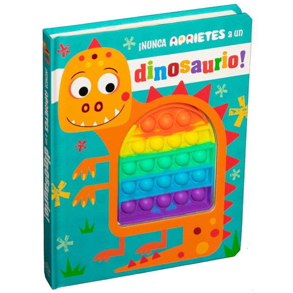 Nunca Aprietes a un Dinosaurio! Silver Dolphin libro interactivo de pasta dura
