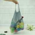 thumbnail image 5 of Reusable Fruit Shopping String Bags Grocery Tote Mesh Woven Net Bag, 5 of 6
