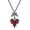 C Red Heart, variant on Gothic Pearl Cross Necklace for Women Layered Pearl Strand Necklaces Vintage Punk Goth Cross Pearls Choker Necklaces Halloween Christmas Gothic Jewelry
