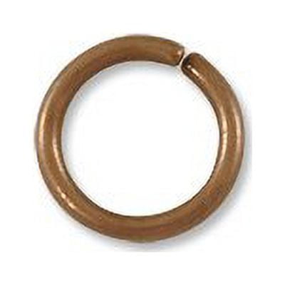 JewelrySupply Jump Ring - Open 8mm Antique Copper Plated (50-Pcs)