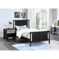 thumbnail image 2 of Connelly Reversible Panel Twin Bed Black/Vintage Walnut 63748, 2 of 4