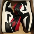 thumbnail image 2 of Ni - ke Ni - ke Air Jordan 1 Mid White Black Red Panda BQ6472-061 Women's 11.5 Men's 10, 2 of 5