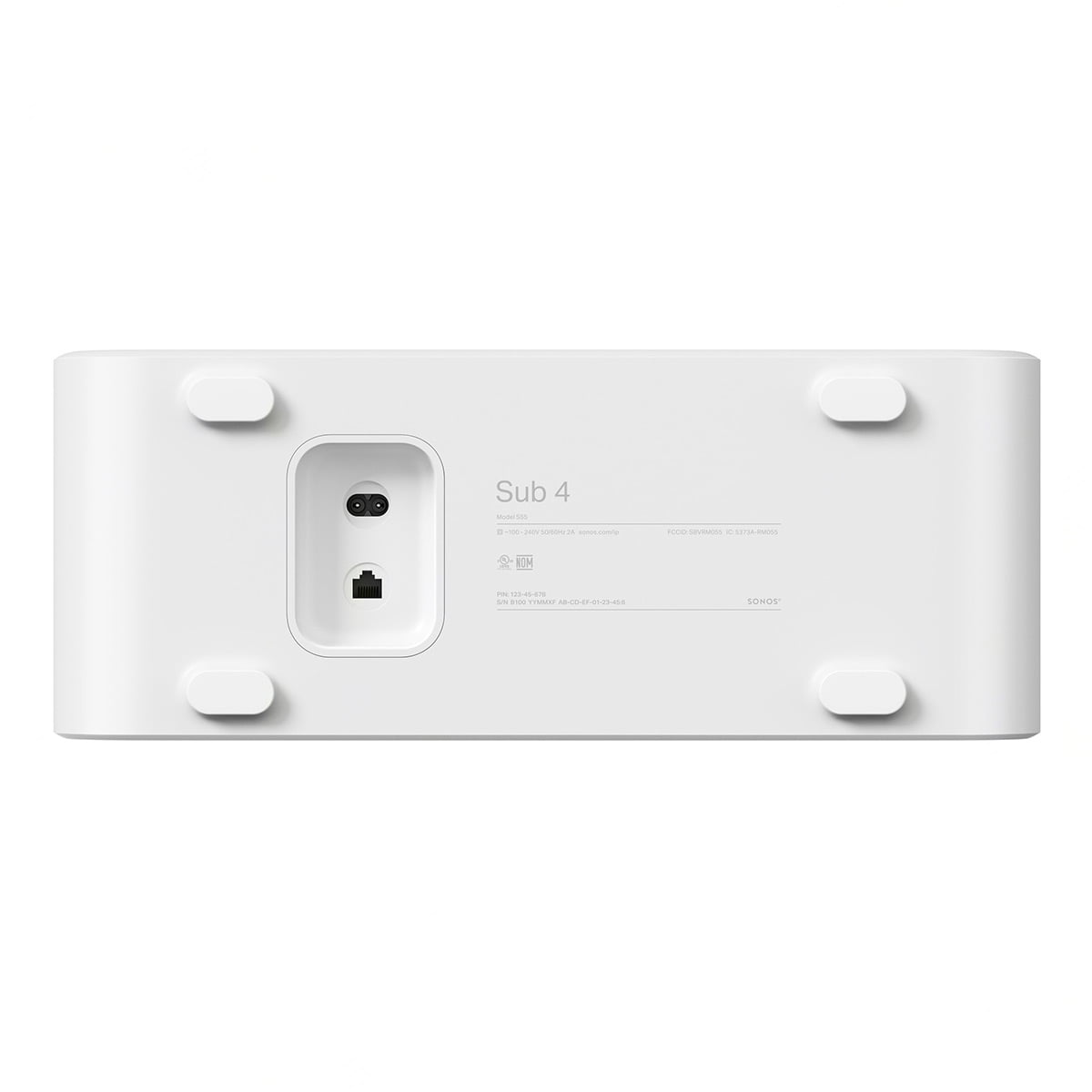 Sonos Sub 4 Wireless Subwoofer (White) - Walmart.com